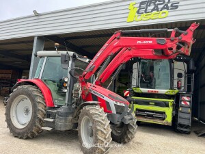 TRACTEUR MF 5 S 115 +CHARGEUR Kemper Header
